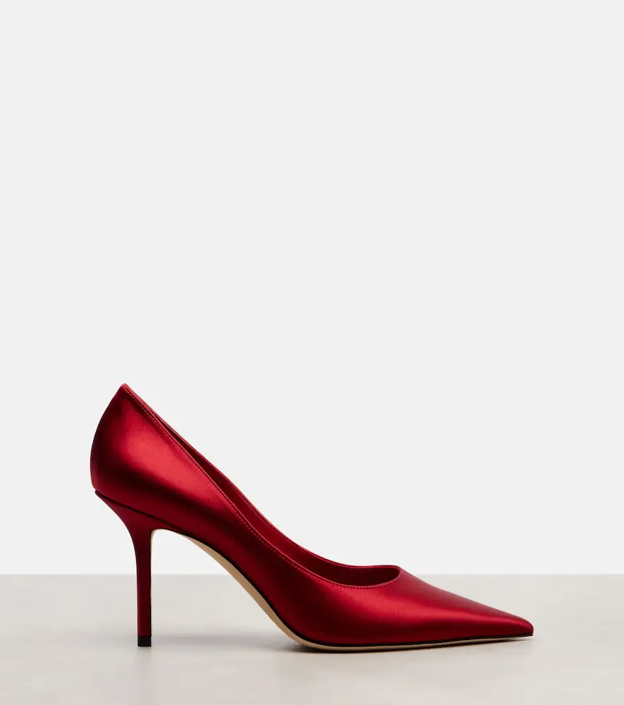 Jimmy Choo Love 85 satin pumps | Thumbnail 3