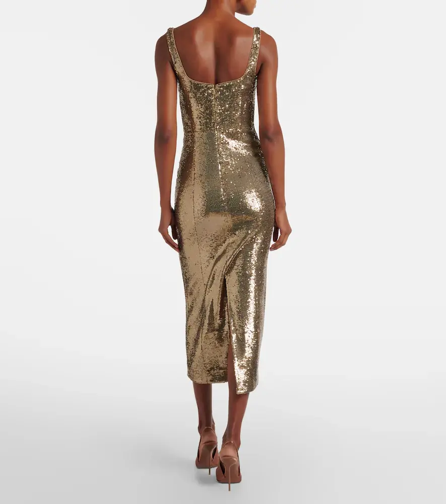 Roland Mouret Sequined midi dress | Thumbnail 3 Roland Mouret Sequined midi dress | Thumbnail 3