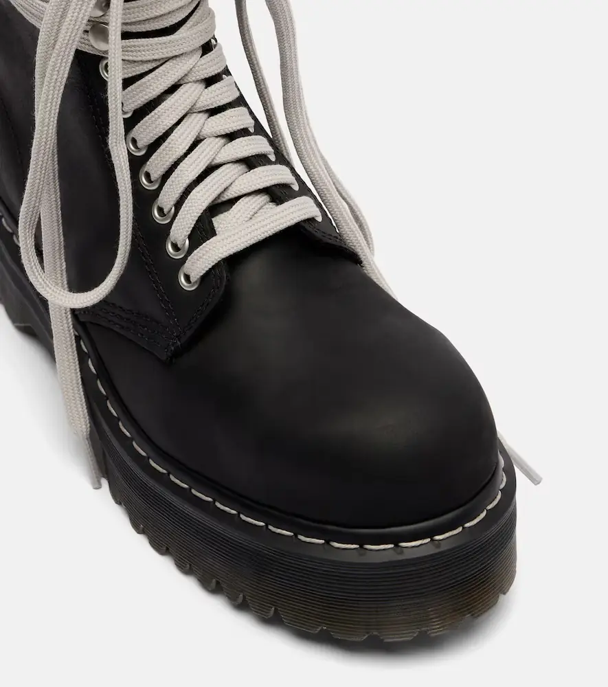 Rick Owens x Dr. Martens DRKSHDW Quad platform leather boots | Thumbnail 4 Rick Owens x Dr. Martens DRKSHDW Quad platform leather boots | Thumbnail 4