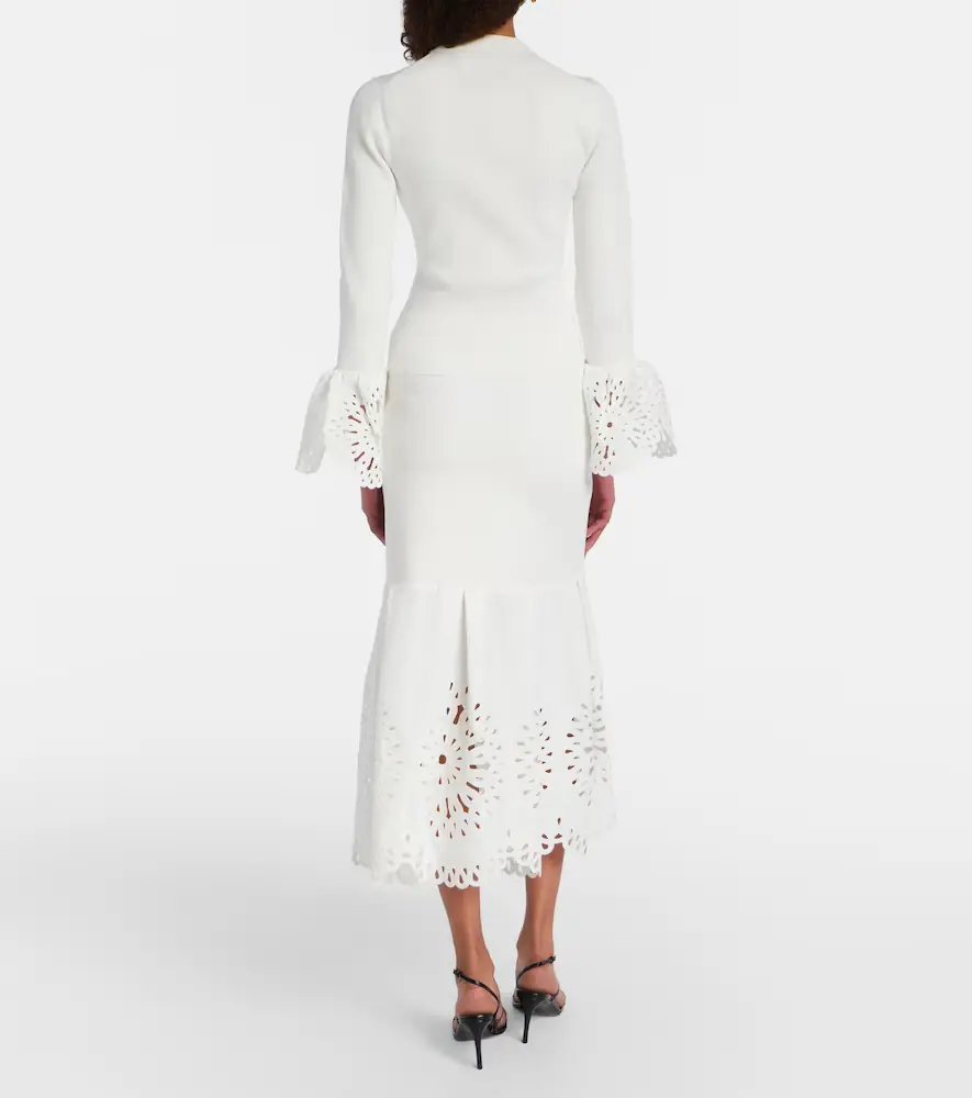 Simkhai Broderie anglaise midi skirt | Thumbnail 2 Simkhai Broderie anglaise midi skirt | Thumbnail 2