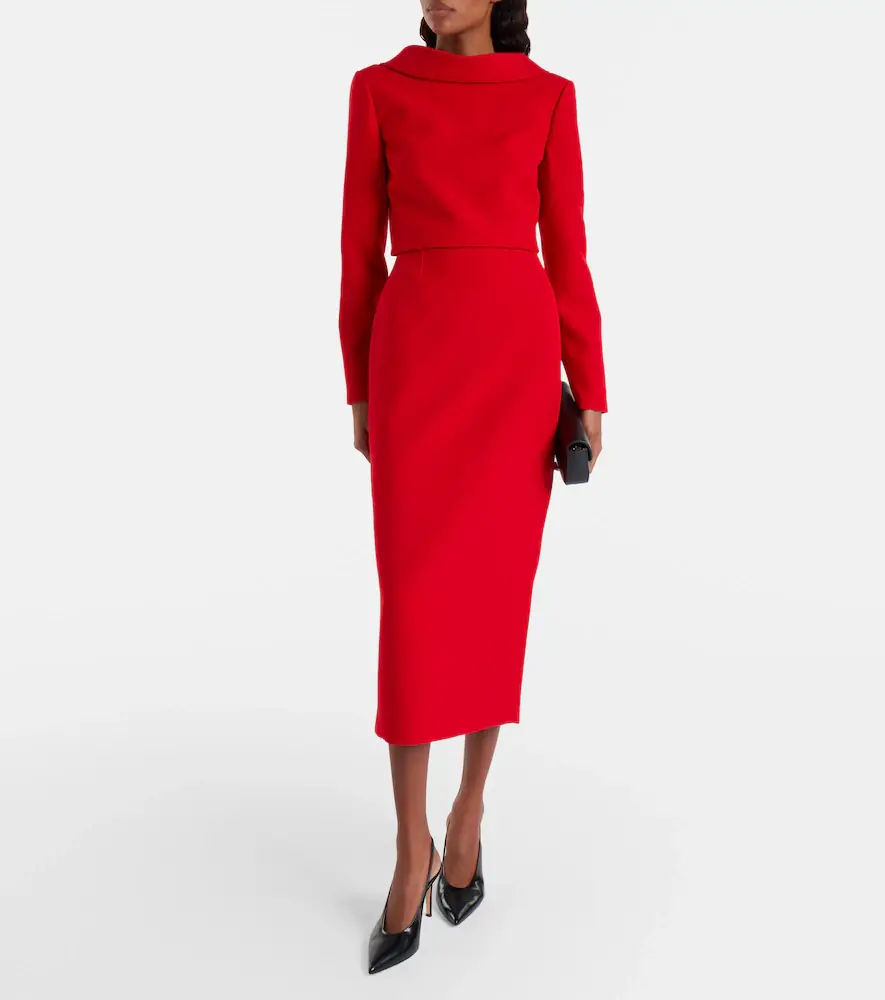 Roland Mouret Crêpe pencil skirt | Thumbnail 5