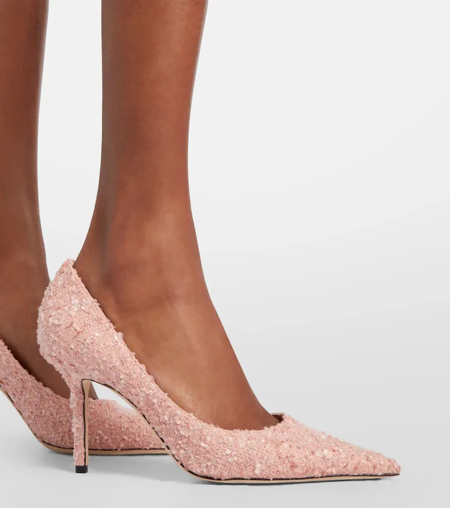 Jimmy Choo Love crystal-embellished mesh pumps | Thumbnail 5 Jimmy Choo Love crystal-embellished mesh pumps | Thumbnail 5