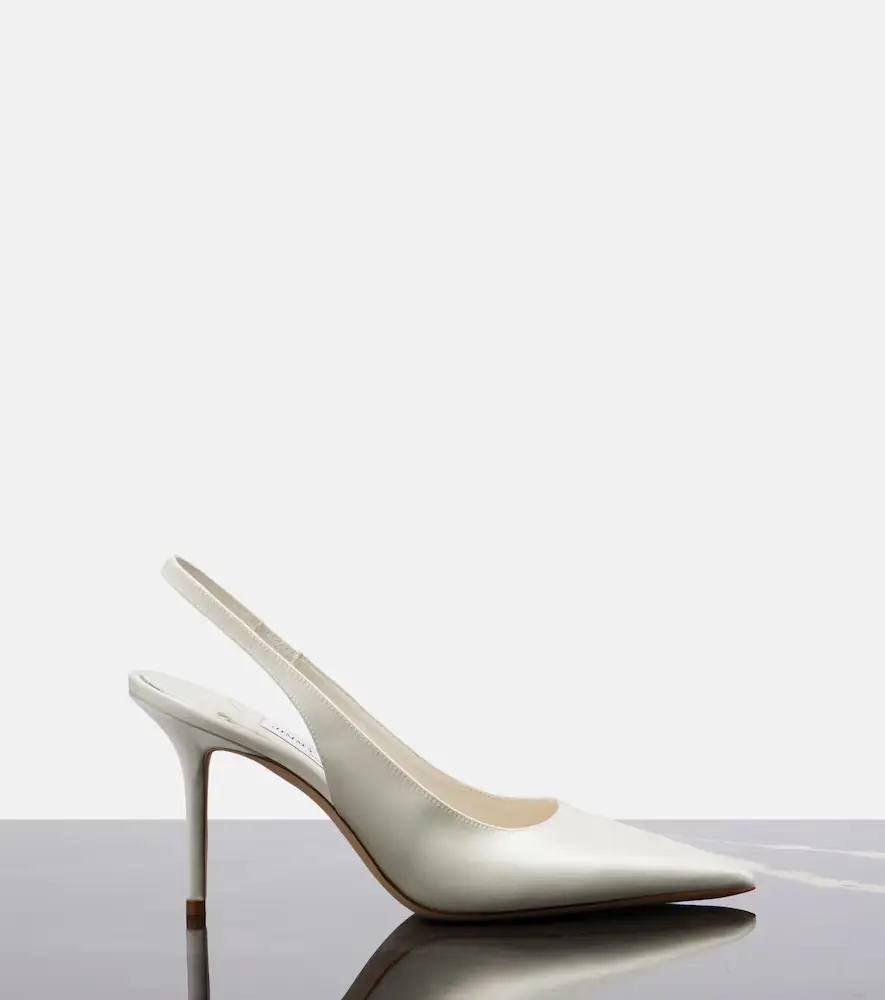 Jimmy Choo Love satin slingback pumps | Thumbnail 3