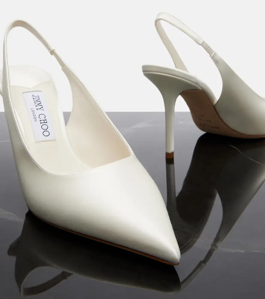 Jimmy Choo Love satin slingback pumps | Thumbnail 4