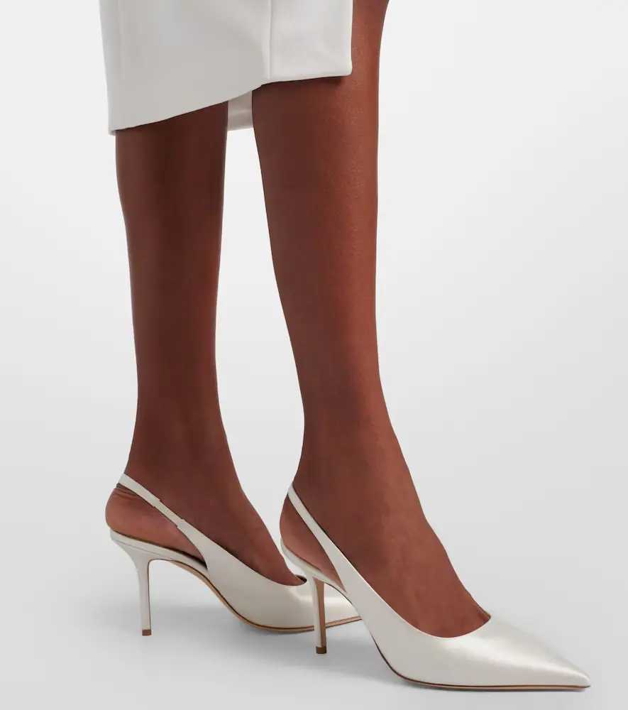 Jimmy Choo Love satin slingback pumps | Thumbnail 6