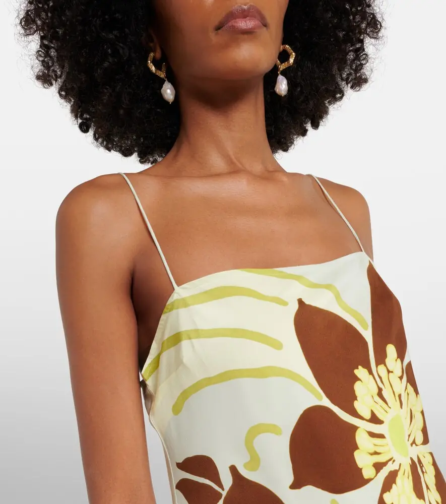 SIR. Amaia floral silk crêpe slip dress | Thumbnail 4 SIR. Amaia floral silk crêpe slip dress | Thumbnail 4