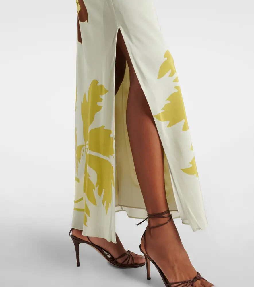 SIR. Amaia floral silk crêpe slip dress | Thumbnail 5 SIR. Amaia floral silk crêpe slip dress | Thumbnail 5