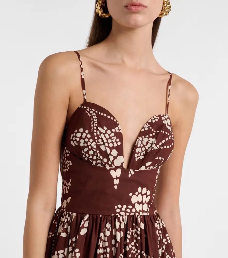 Poupette St Barth Milena printed tiered maxi dress | Thumbnail 6
