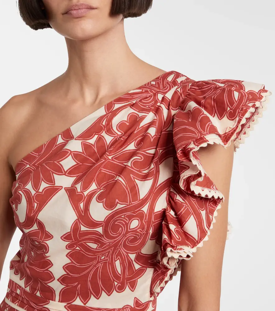 Poupette St Barth Corinne ruffled cotton minidress | Thumbnail 3