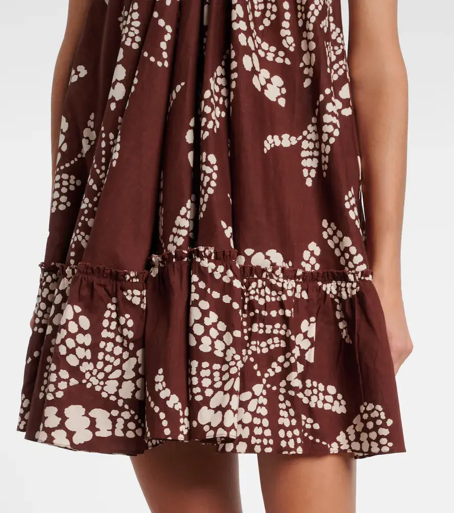 Poupette St Barth Cleo printed cotton minidress | Thumbnail 2