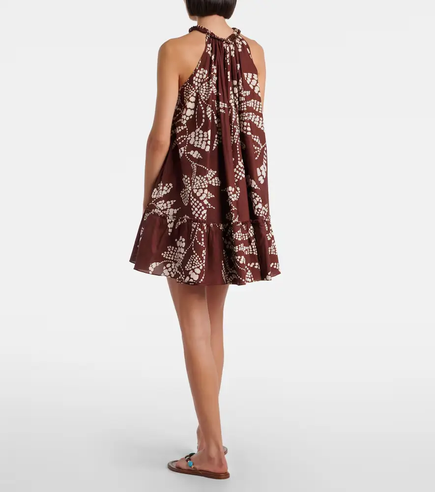 Poupette St Barth Cleo printed cotton minidress | Thumbnail 4