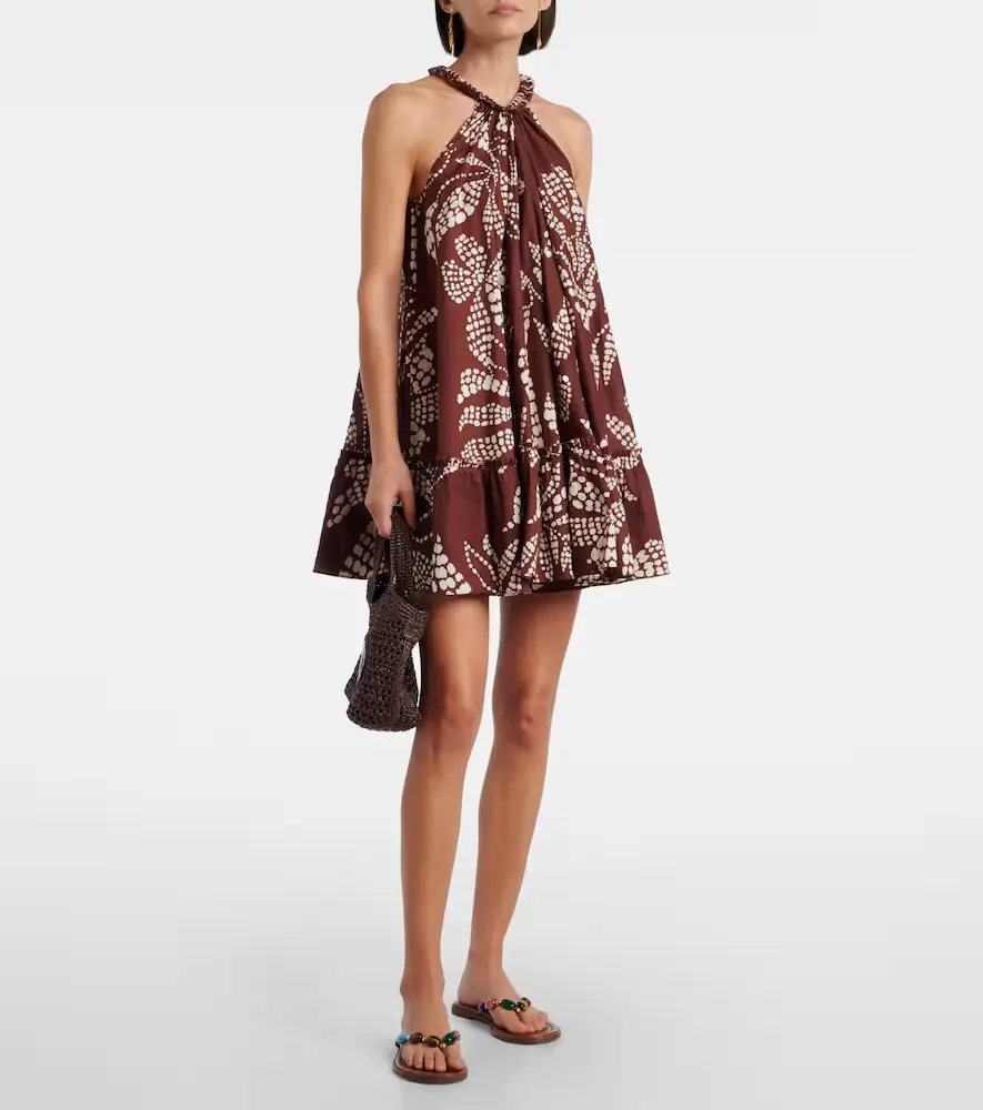 Poupette St Barth Cleo printed cotton minidress | Thumbnail 5