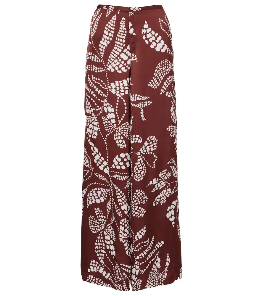 Clea printed wide-leg pants Clea printed wide-leg pants