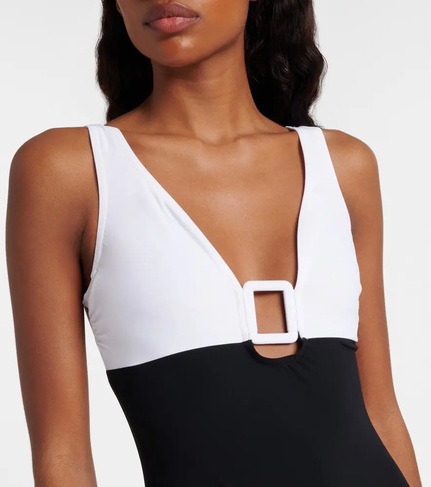 Karla Colletto Mira colorblocked swimsuit | Thumbnail 3