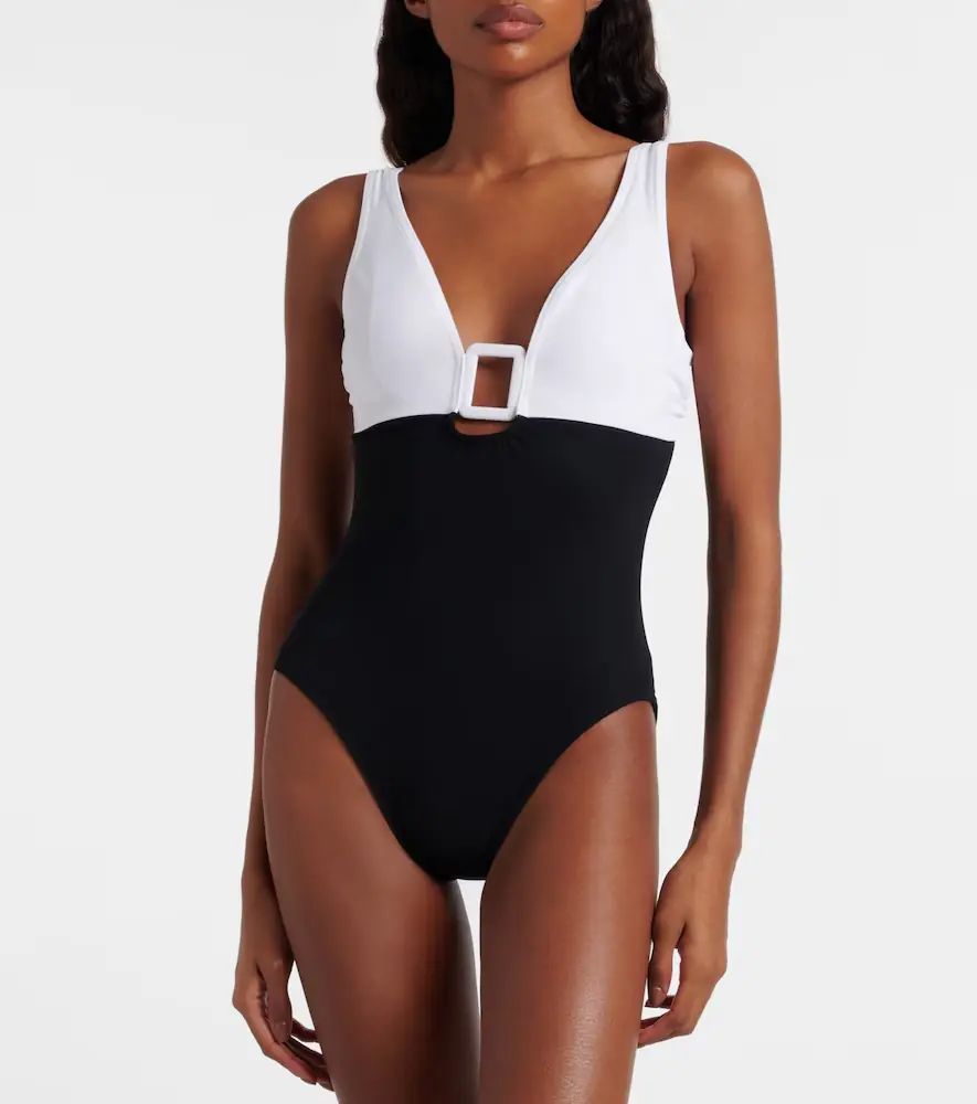 Karla Colletto Mira colorblocked swimsuit | Thumbnail 5