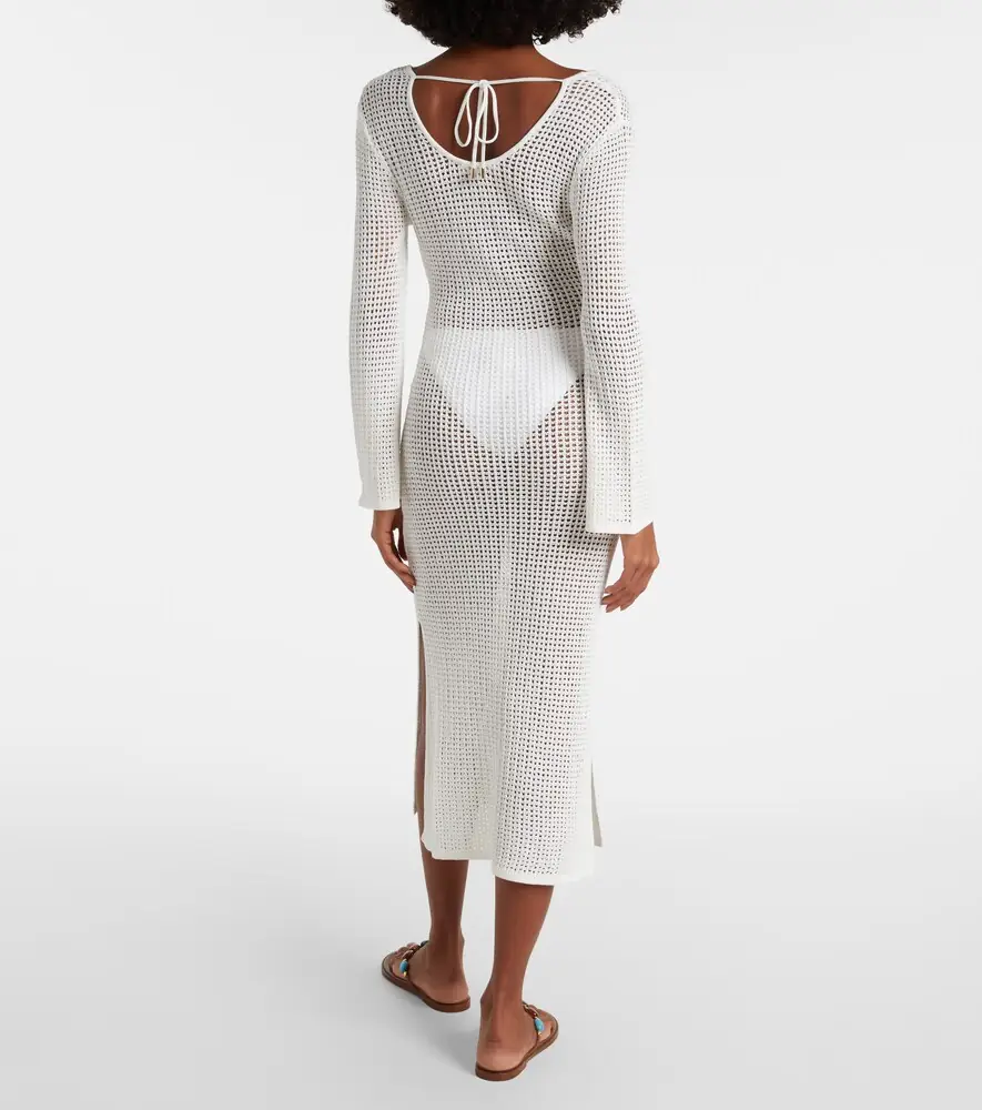 Melissa Odabash Casey open-knit midi dress | Thumbnail 2 Melissa Odabash Casey open-knit midi dress | Thumbnail 2