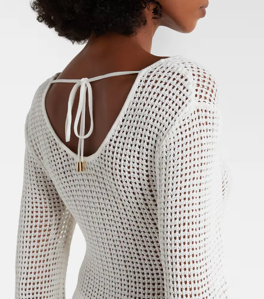 Melissa Odabash Casey open-knit midi dress | Thumbnail 4 Melissa Odabash Casey open-knit midi dress | Thumbnail 4