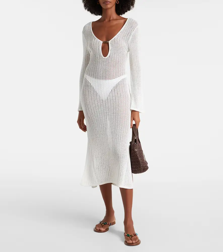 Melissa Odabash Casey open-knit midi dress | Thumbnail 5 Melissa Odabash Casey open-knit midi dress | Thumbnail 5