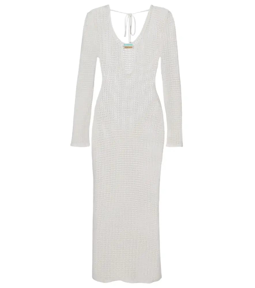 Melissa Odabash Casey open-knit midi dress | Image 1 Melissa Odabash Casey open-knit midi dress | Image 1