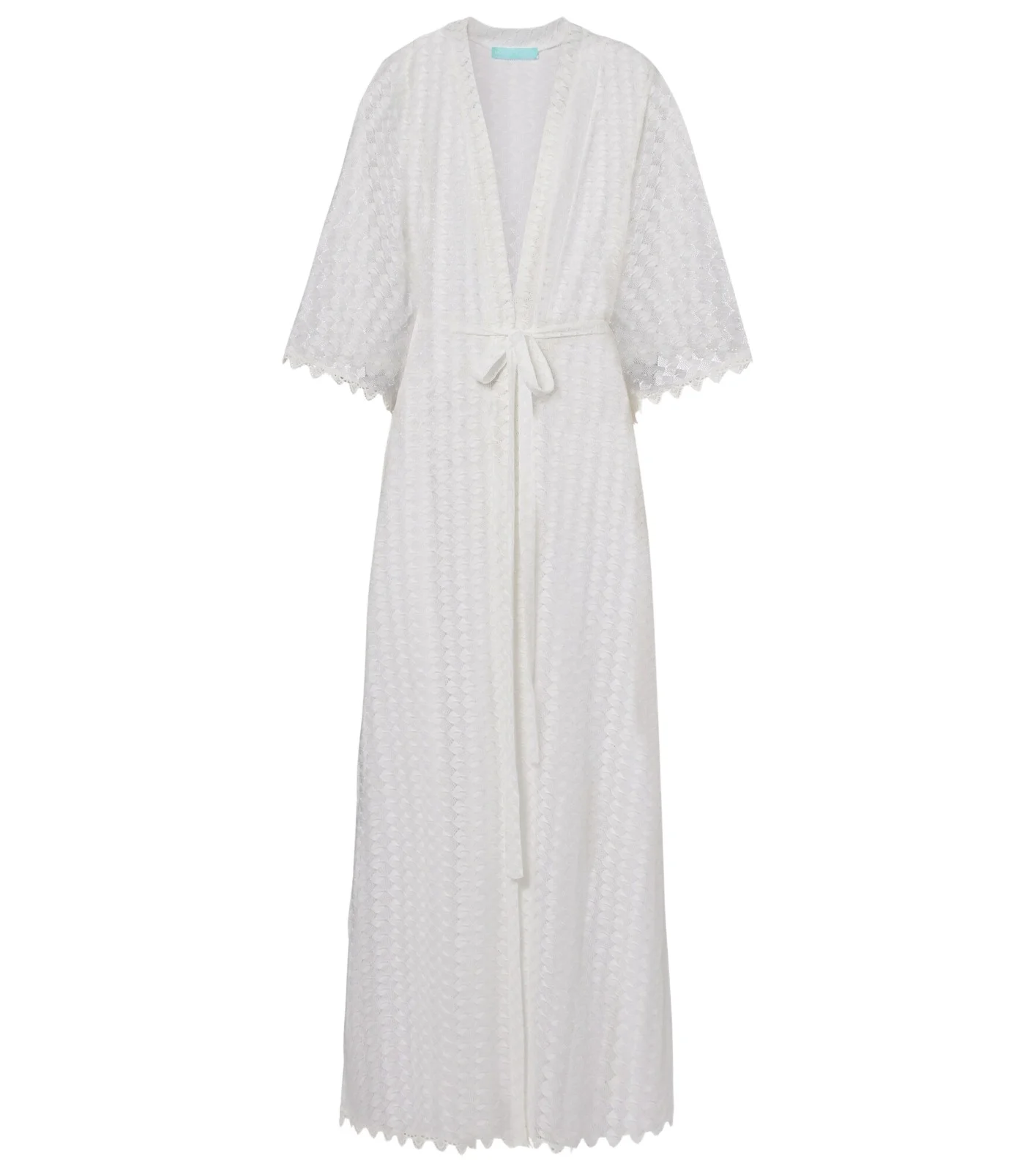 Melissa Odabash Tali scalloped sheer kaftan