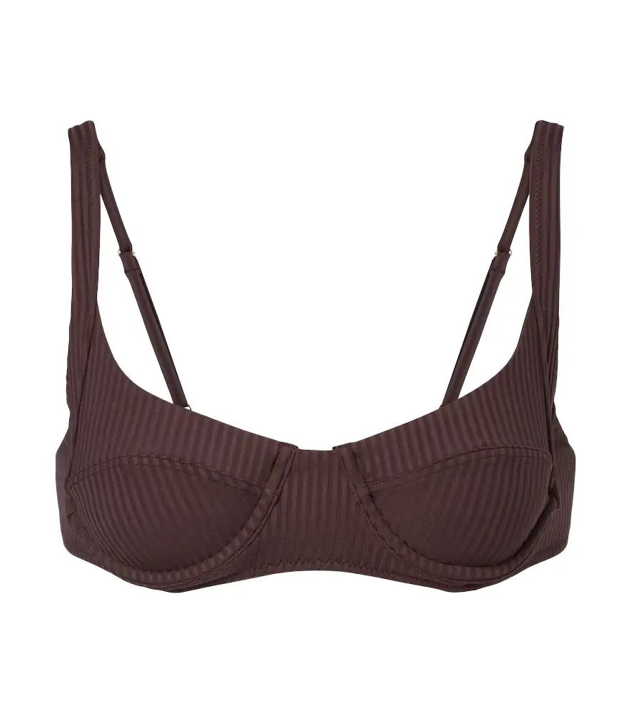 Melissa Odabash Noto ribbed-knit bikini top | Image 1 Melissa Odabash Noto ribbed-knit bikini top | Image 1