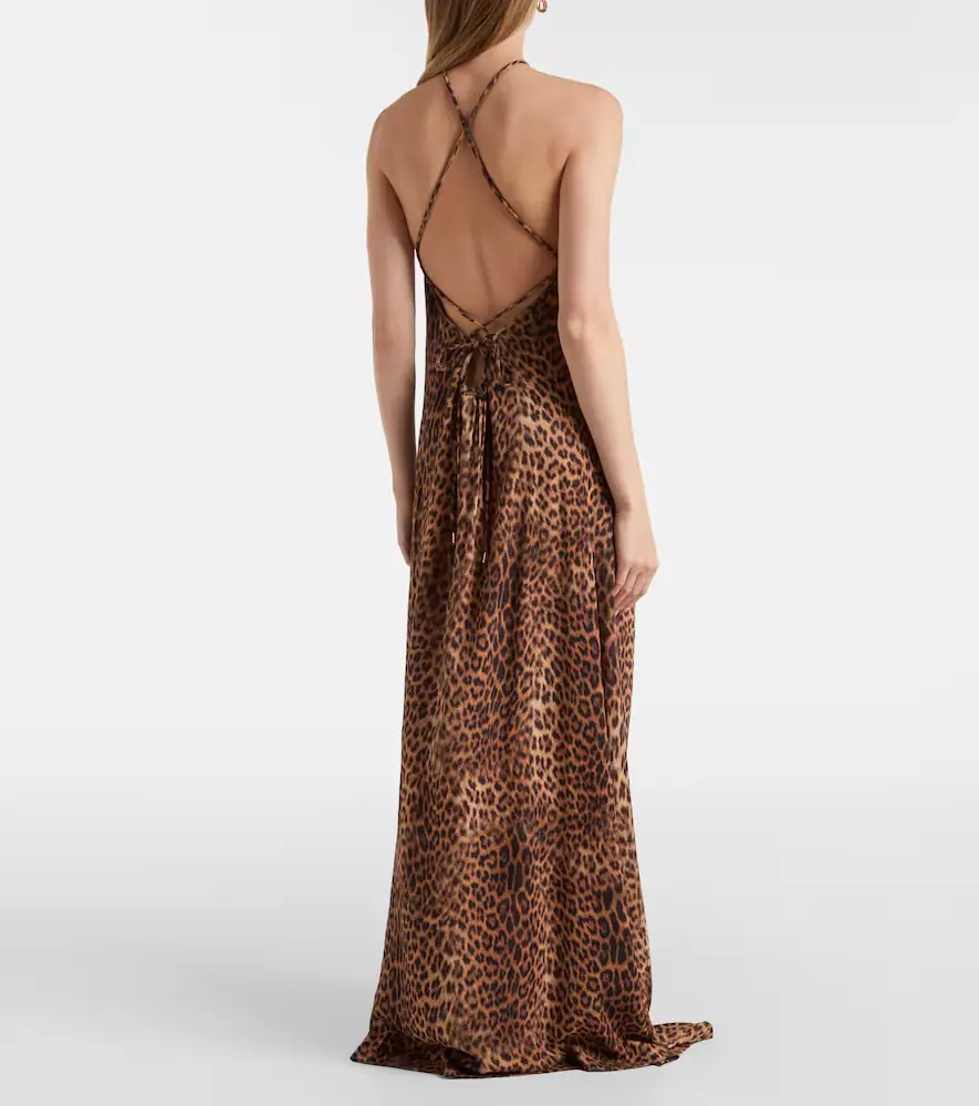 Melissa Odabash Sage leopard-print halterneck maxi dress | Thumbnail 5 Melissa Odabash Sage leopard-print halterneck maxi dress | Thumbnail 5