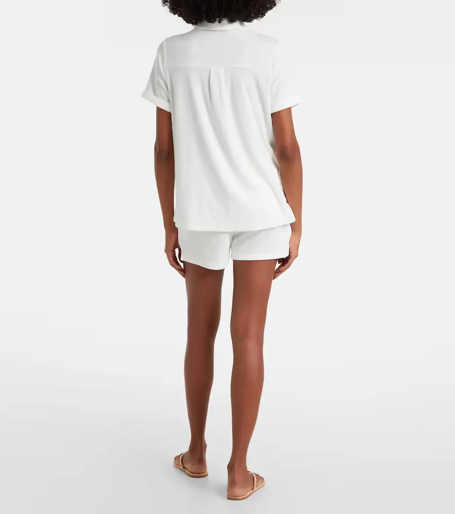 Melissa Odabash Laura cotton-blend shorts | Thumbnail 4