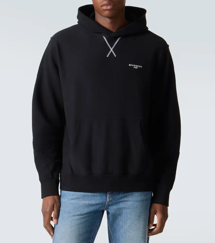 Givenchy Logo cotton jersey hoodie | Thumbnail 2