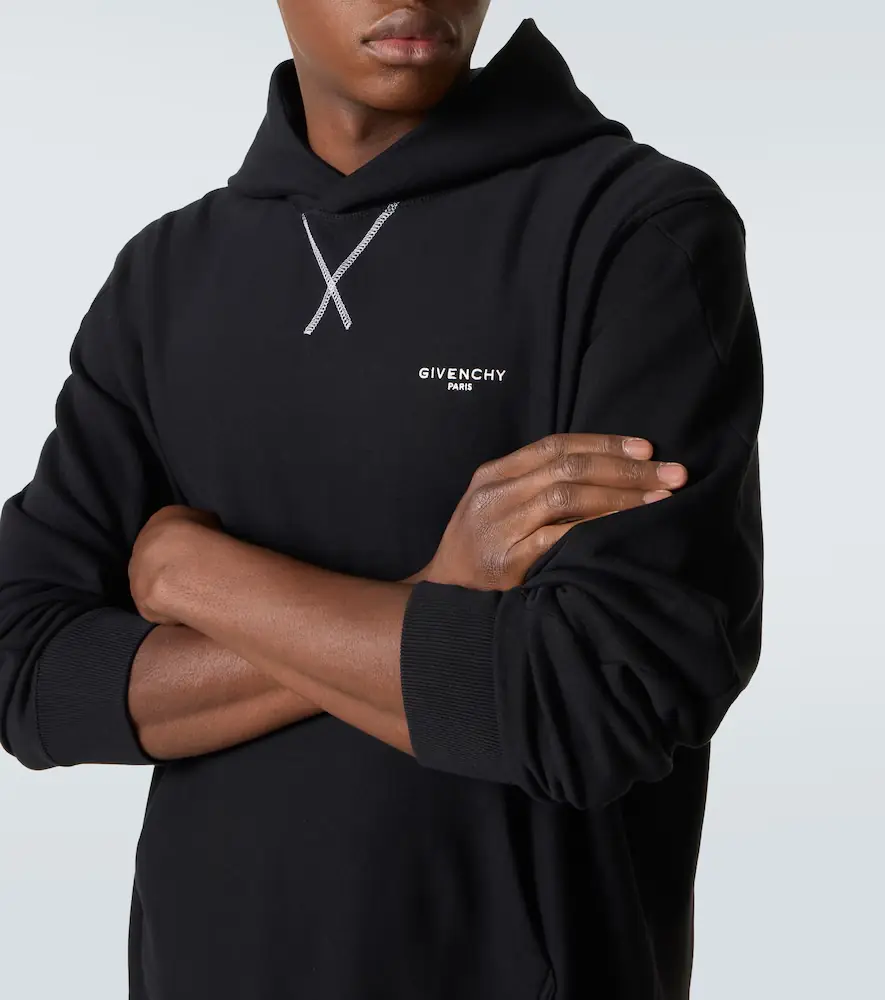 Givenchy Logo cotton jersey hoodie | Thumbnail 3