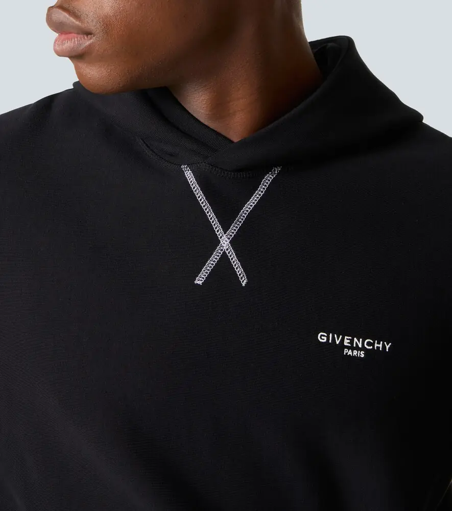 Givenchy Logo cotton jersey hoodie | Thumbnail 4