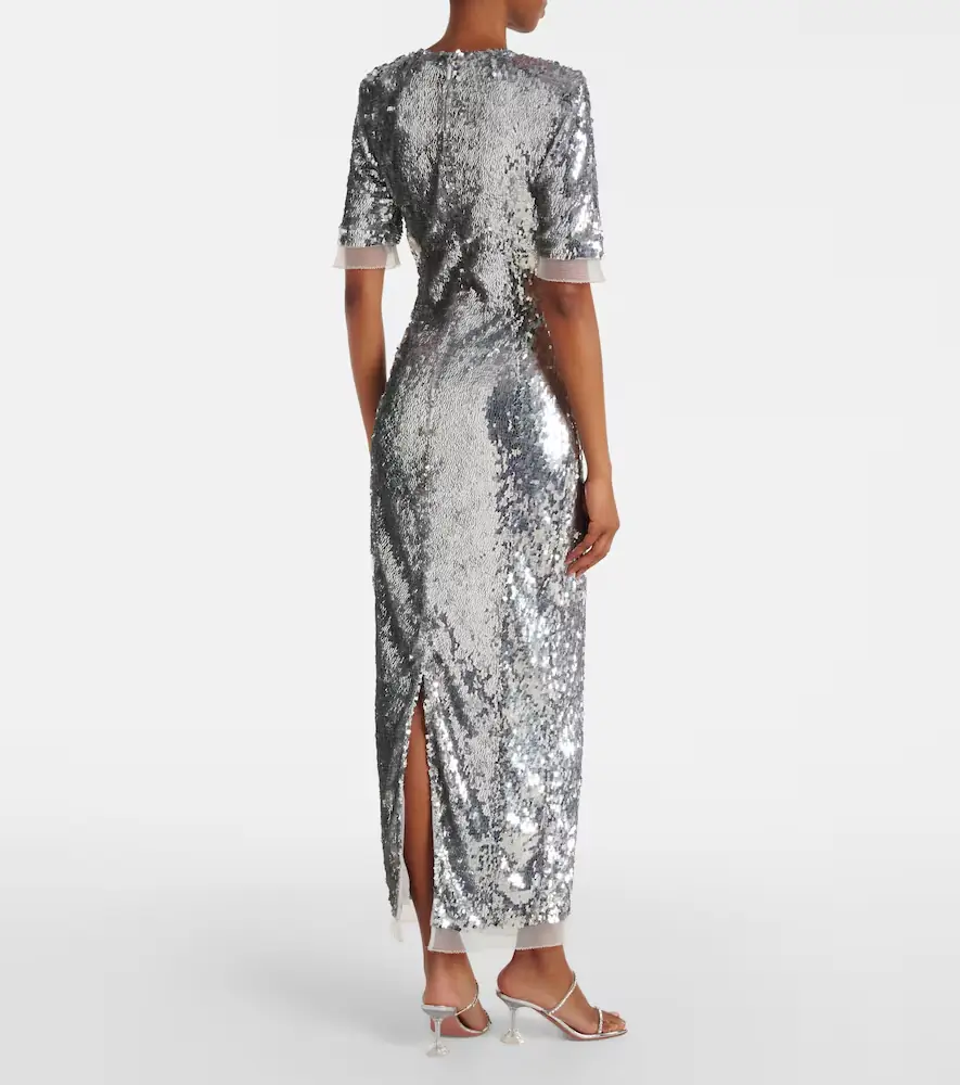 Rachel Gilbert Embellished midi dress | Thumbnail 3