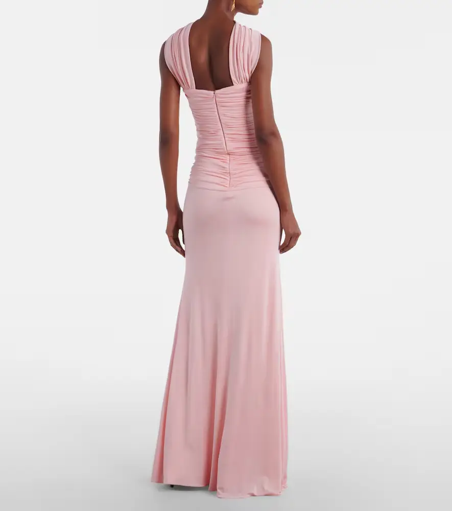 The New Arrivals Ilkyaz Ozel Amanda scarf-detail draped gathered gown | Thumbnail 5