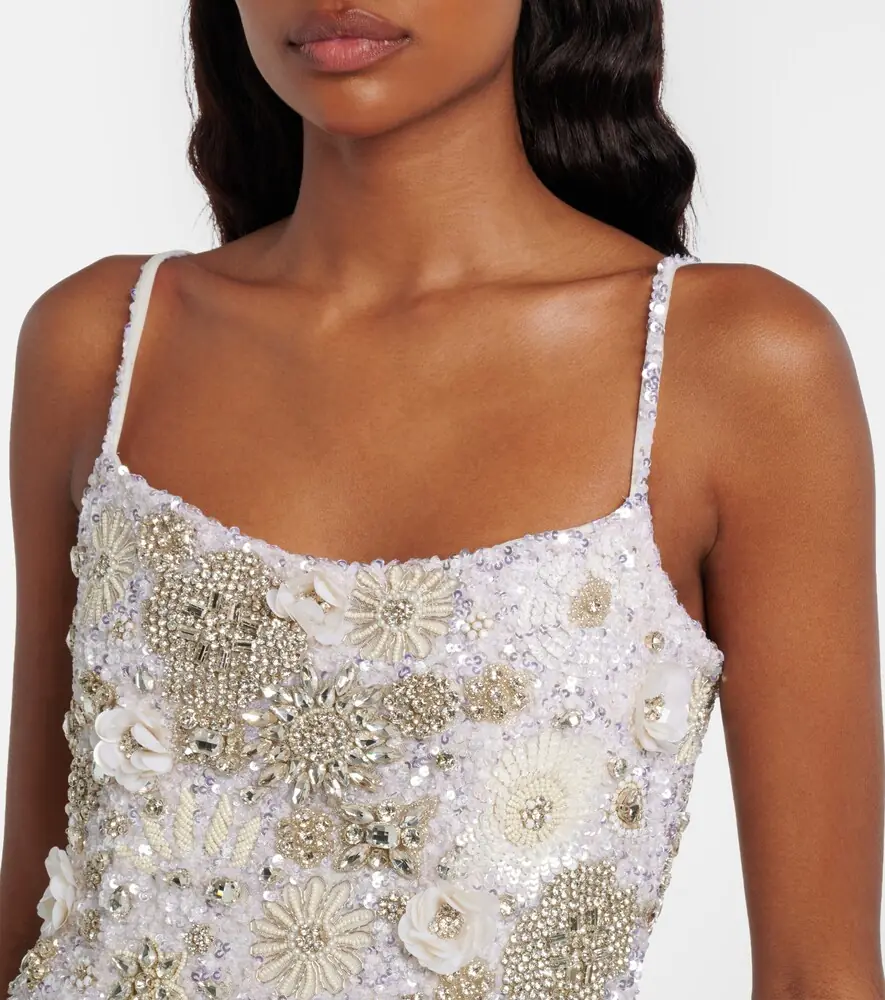 RACHEL GILBERT Francesca embellished minidress | Thumbnail 3