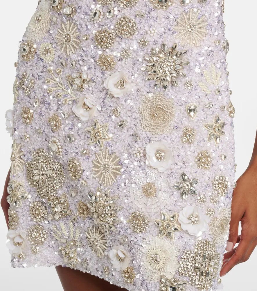 RACHEL GILBERT Francesca embellished minidress | Thumbnail 4