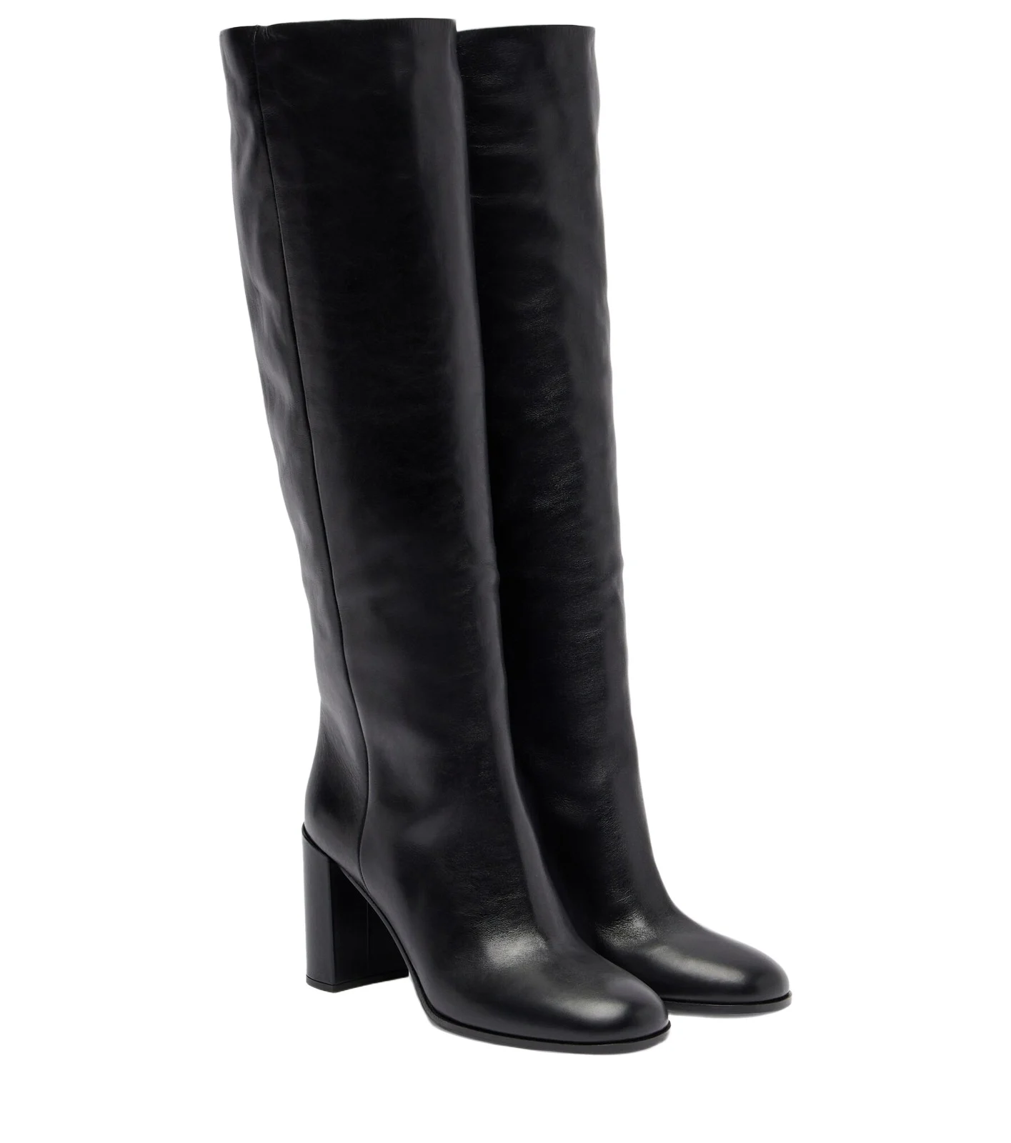 Leather knee-high boots Leather knee-high boots