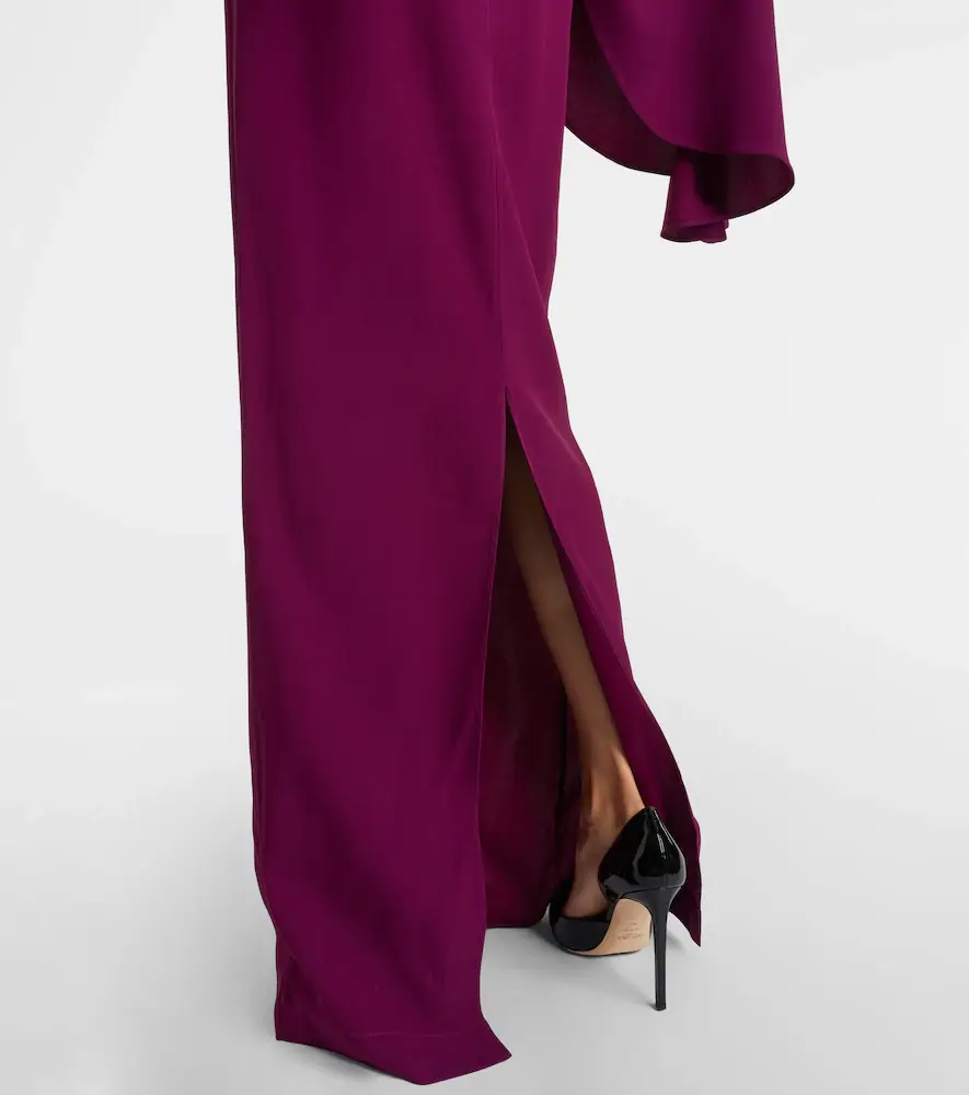 Taller Marmo Eolia crêpe cady maxi dress | Thumbnail 6 Taller Marmo Eolia crêpe cady maxi dress | Thumbnail 6