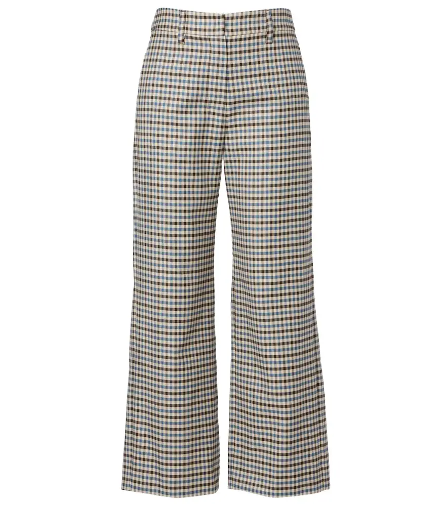 'S Max Mara Michelle wool and cotton wide-leg pants | Image 1 'S Max Mara Michelle wool and cotton wide-leg pants | Image 1