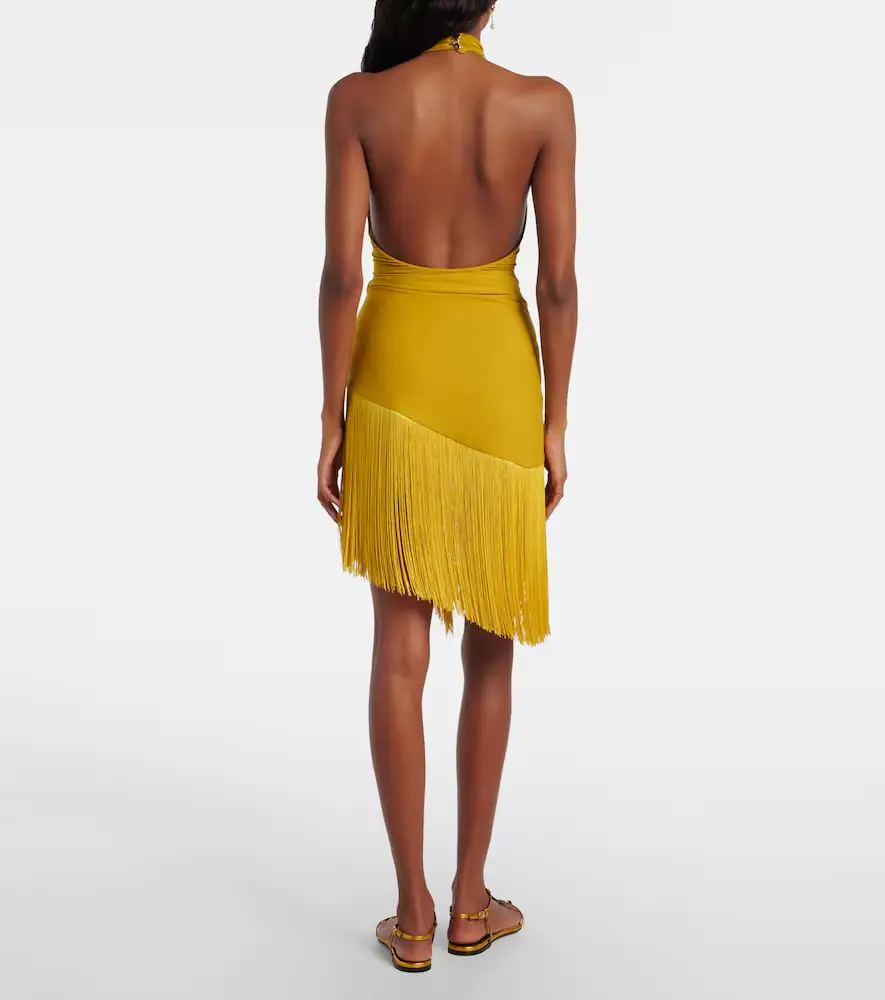 Taller Marmo Artemis fringed beach cover-up and swimsuit | Thumbnail 3 Taller Marmo Artemis fringed beach cover-up and swimsuit | Thumbnail 3