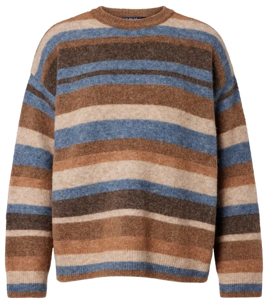 'S Max Mara Volare striped alpaca-blend sweater | Image 1 'S Max Mara Volare striped alpaca-blend sweater | Image 1