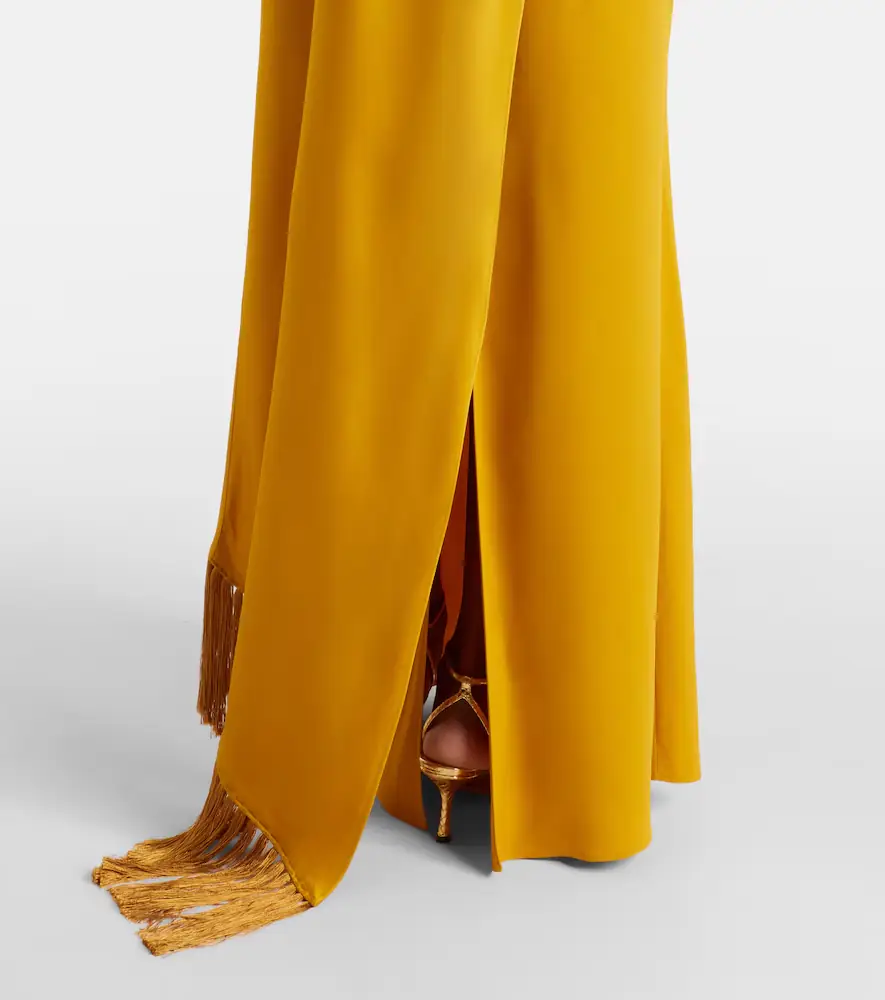 Taller Marmo Mounia caped crêpe cady gown | Thumbnail 7 Taller Marmo Mounia caped crêpe cady gown | Thumbnail 7
