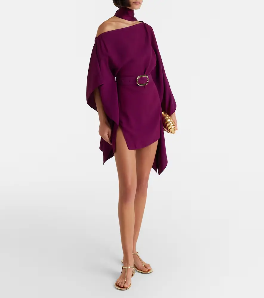 Taller Marmo Taylor belted one-shoulder kaftan | Thumbnail 2