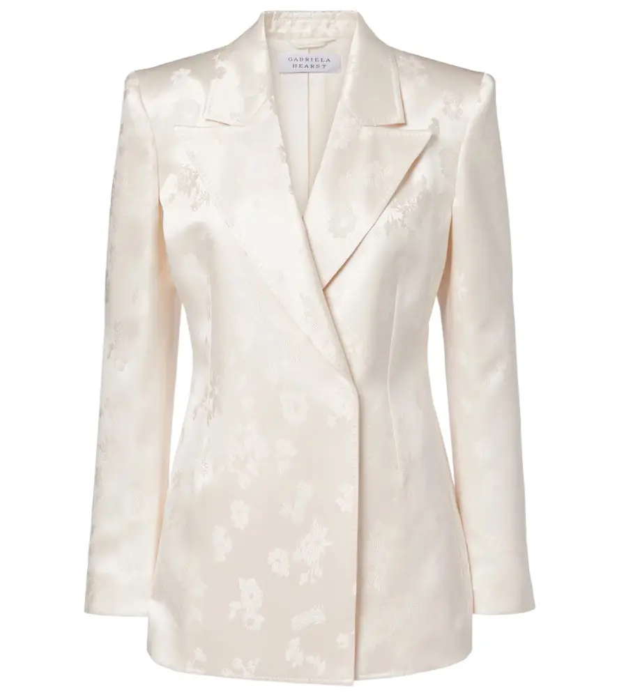 Aleah embroidered silk blazer Aleah embroidered silk blazer