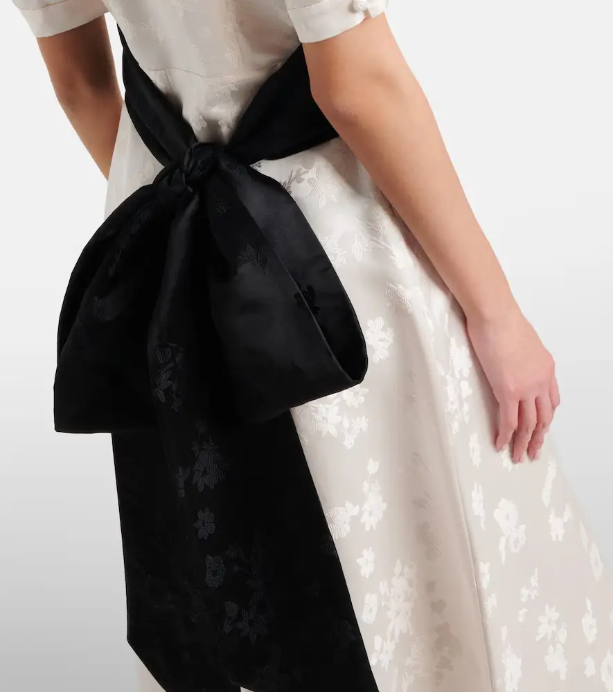 Gabriela Hearst Larkin floral silk midi dress | Thumbnail 4