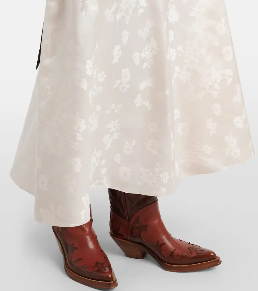 Gabriela Hearst Larkin floral silk midi dress | Thumbnail 5