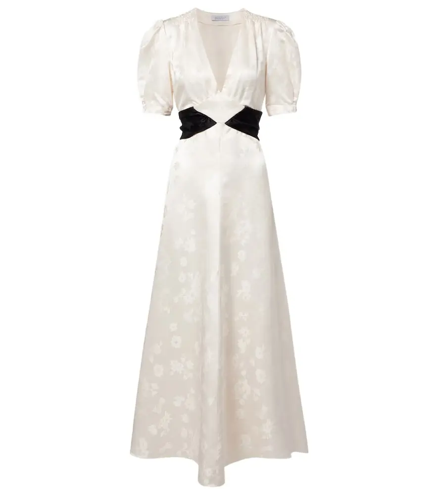 Gabriela Hearst Larkin floral silk midi dress | Image 1 Gabriela Hearst Larkin floral silk midi dress | Image 1