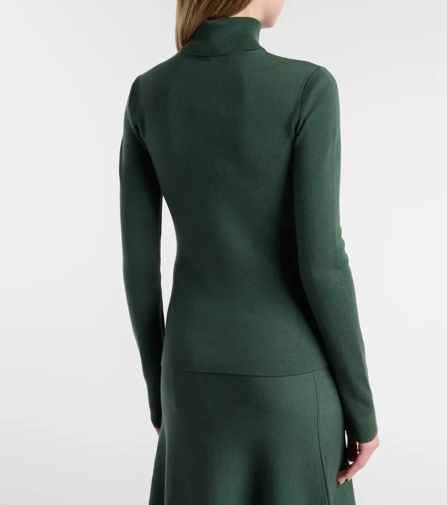 Gabriela Hearst May wool, cashmere, and silk turtleneck top | Thumbnail 4