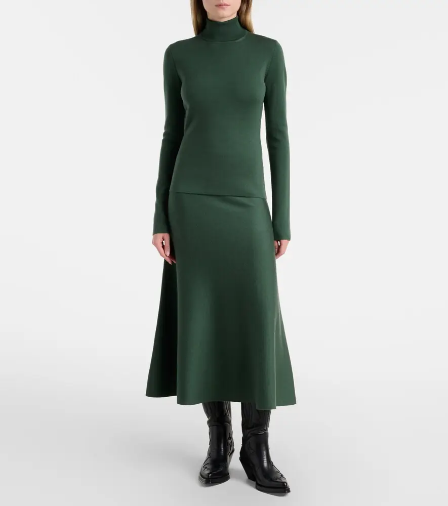 Gabriela Hearst May wool, cashmere, and silk turtleneck top | Thumbnail 5