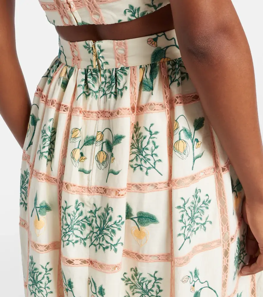 Agua by Agua Bendita Tangelo floral cotton maxi skirt | Thumbnail 5 Agua by Agua Bendita Tangelo floral cotton maxi skirt | Thumbnail 5