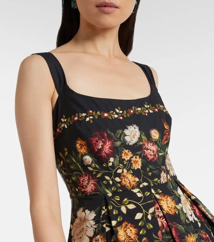 Agua by Agua Bendita Alcaparra floral cotton midi dress | Thumbnail 5