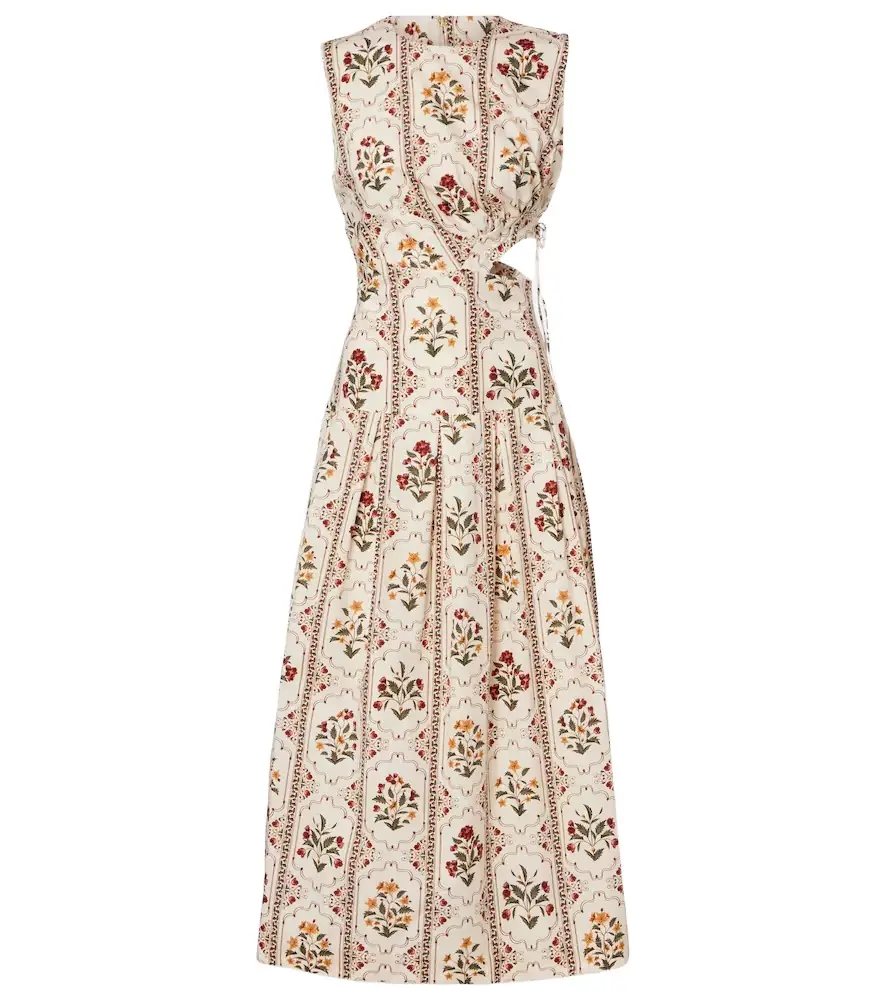 Agua by Agua Bendita Otoño Andes floral cotton midi dress | Image 1 Agua by Agua Bendita Otoño Andes floral cotton midi dress | Image 1
